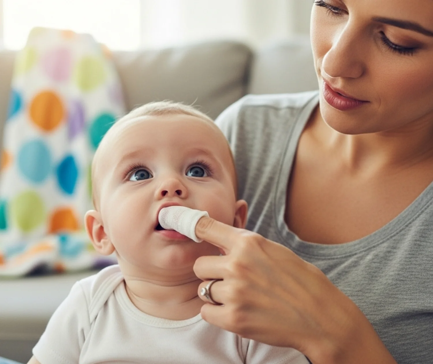 Imagem de destaque de Como cuidar da higiene bucal do bebê